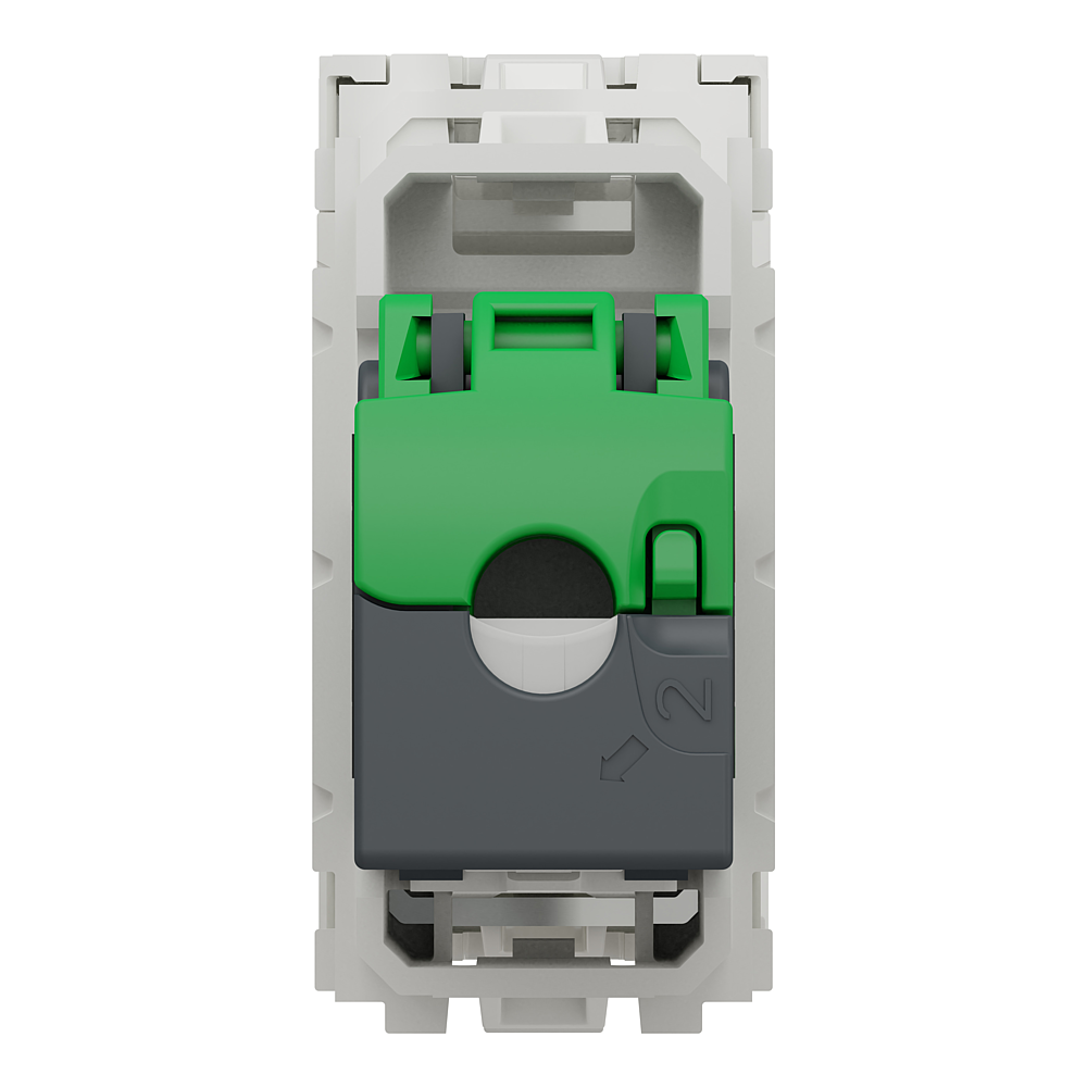 Prise RJ45 x1 cat6FTP 1m Blanc